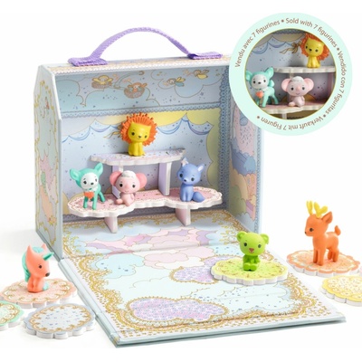 Djeco Tinyly Mini domček v kufríku Tinypets