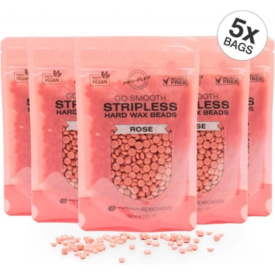 RIO Stripless hard wax beads 5 x 100 g ROSE – Zboží Mobilmania