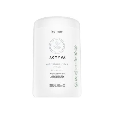 Kemon Actyva Nutrizione Rich Mask подхранваща маска За мното суха коса 1000 ml