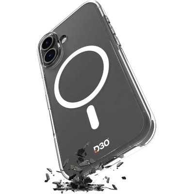 PURO Силиконов калъф Puro Impact Clear D3O MagSafe за iPhone 16 - прозрачен (PUIPC1661IMPCLD3OTR)