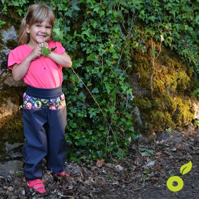 Unuo Batolecí softshellové kalhoty bez zateplení Aqua