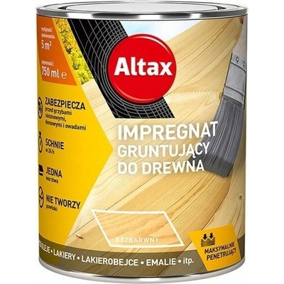 ALTAX PENETRIN IMPREGNACE ZÁKLADNÍ PRO DŘEVO 0,75L BEZBARVÝ