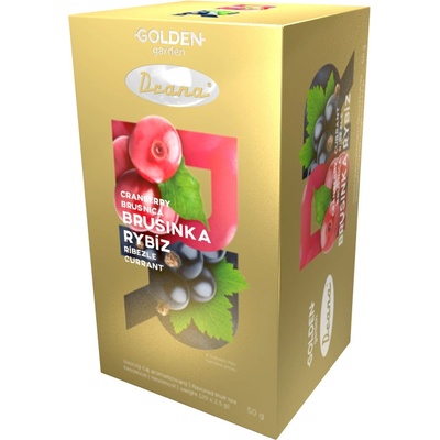 Drana Golden Garden brusinka černý rybíz 20 x 2,5 g