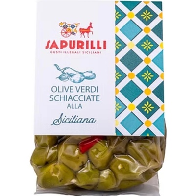 Sapurilli zelené olivy s bylinkami 300 g – Zboží Dáma
