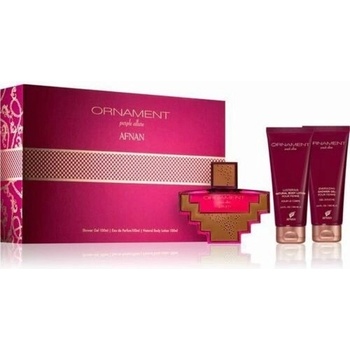 Image 1 of Afnan Комплект за жени Afnan Ornament Purple Allure - Eau de Parfum 100 мл + Лосион за тяло 100 мл + Душ гел 100 мл