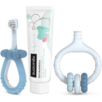 Suavinex Baby & Kids My First Dental Care Set подаръчен комплект за бебета и деца Blue