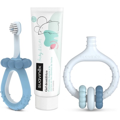 Suavinex Baby & Kids My First Dental Care Set подаръчен комплект за бебета и деца Blue