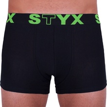 Styx boxerky športový guma nadrozmer čierne R962