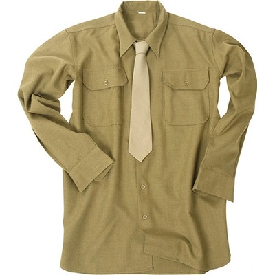 US vlnená košeľa M37 coyote