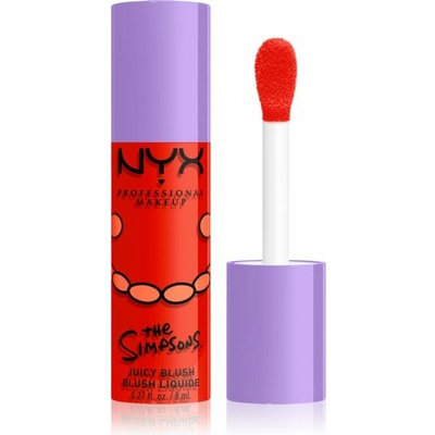 NYX Professional Makeup The Simpsons Fat Cheeks tekutá lícenka Snarky Scarlet 8 ml