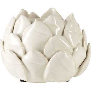 EGLO Свещник Eglo - Shigay, керамичен, 8 cm, бял (422895)
