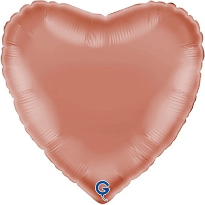 Grabo Fóliový balónek srdce 46cm rose gold