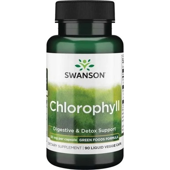 Swanson Chlorophyll, 50 mg, 90 растителни капсули, Swanson (SWR056)