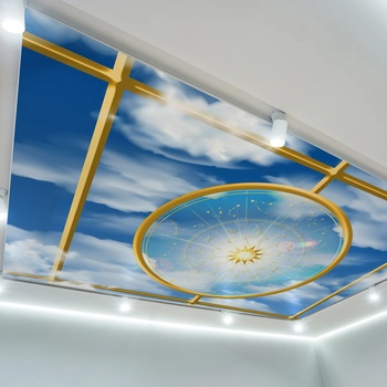 Art Gift Decor Фототапет за таван - Зодиакален кръг