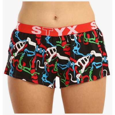 Styx Дамски спортни шорти Styx art rubber Jungle Styx | Cheren | ЖЕНИ | S