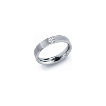 Boccia Titánový prsteň s diamantmi 0121 05