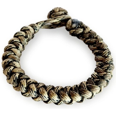 WARAGOD Паракорд гривна с регулируема закопчалка Ectar, камуфлажен койот (WAR0073014)