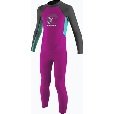 Dětský O'Neill Toddler Reactor-2 2 mm Back Zip Full dr8/berry/lt aqua/graph