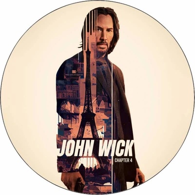 Jedlý papír John Wick minimalismus 19,5 cm - Pictu Hap – Zboží Mobilmania