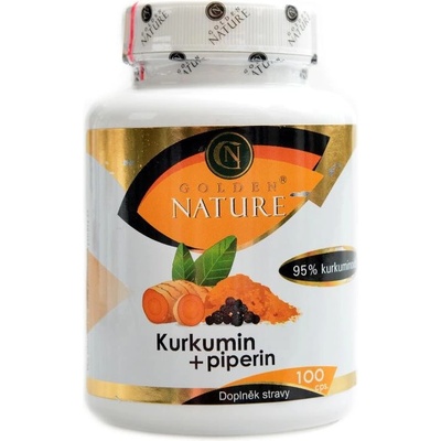 Golden Nature Kurkumín + Piperín 100 ks