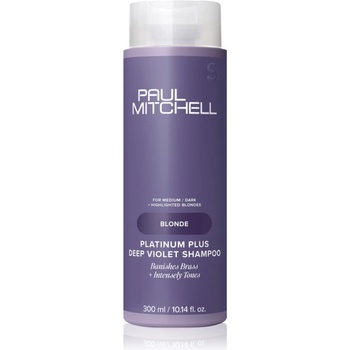 Paul Mitchell Blonde Platinum Plus Deep Violet Shampoo лилав шампоан неутрализиращ жълтеникавите оттенъци 300ml