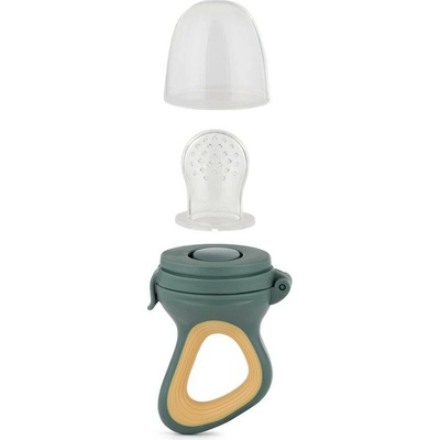 Petite&Mars cumlík silikon na kŕmenie Fruzi Green&Ochre