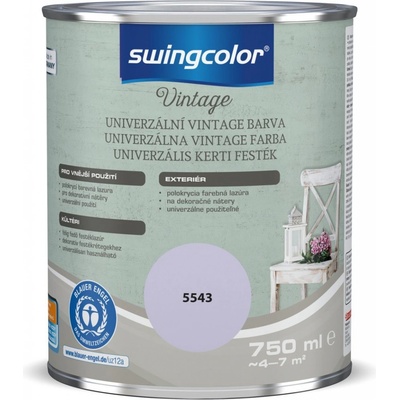 Swingcolor Univerzální polomatná 0,75 l levandulová