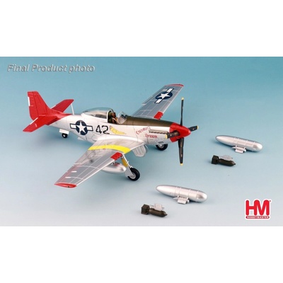 Hobby Master P-51D Mustang USAAF 332nd FG 301st FS Tuskegee Airmen Creamer's Dream Charles White Ramitelli Airfield Italy 1945 1:48