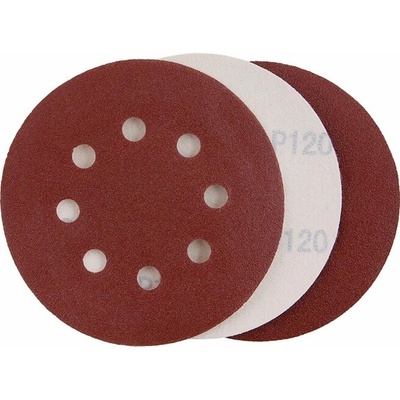 LEVIOR papier brúsny P120/3ks výsek suchý zips 125mm