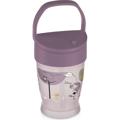 Lovi Чаша със сламка Lovi - Junior, Lovely Girl, 12м+, 250 ml, розово (35/354_g)