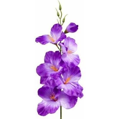 Umelá gladióla saténová violet 54 cm