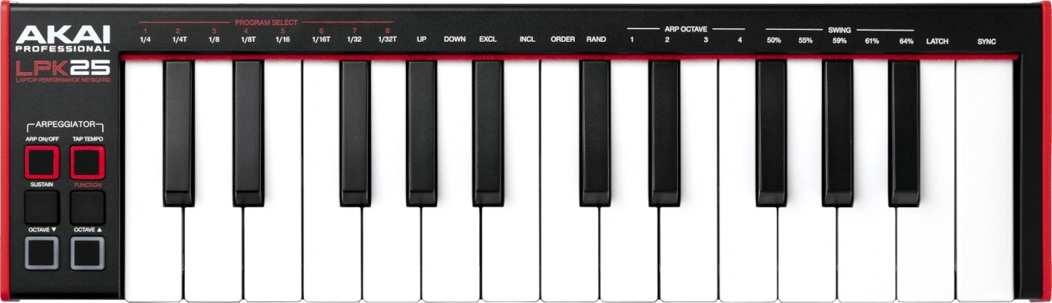 AKAI LPK25 MKII Black