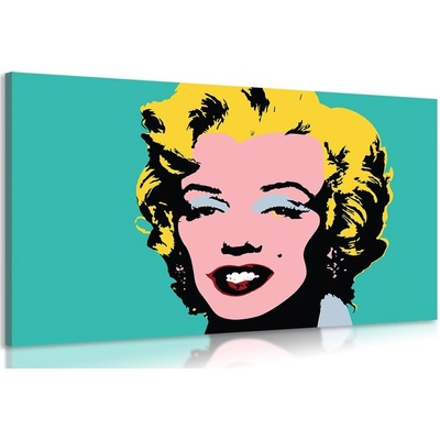 Obraz ikonická Marilyn Monroe v pop art designu - 120x80