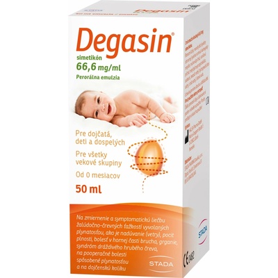Degasin Baby Rýchla úľava pre spokojné brušká! 50 ml