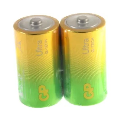 GP Batteries Алкална батерия GP ULTRA LR14 /2 бр. в опаковка shrink/ 14AU21-S2 1.5V (GP-BA-14AU21-S2)