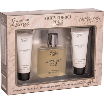 Creation Lamis Комплект Arrivederci - Тоалетна вода, Душ гел и Афтършейв, 100 + 2 х 50 ml