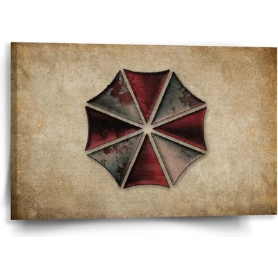 Sablio Obraz Resident Evil Umbrella Corporation Vintage - 60x40 cm