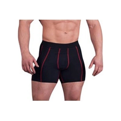 MadMax kompresní trenky MSW905 černočervené