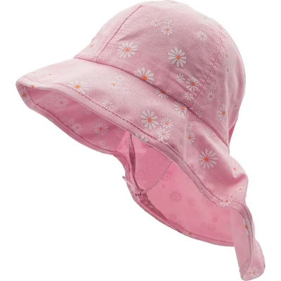 maximo Детска шапка с козирка Maximo Kids' Mini Girl Frill Neck Protector Tie Hat - Blassrosa - размер 53 cm (904-6356-0111)