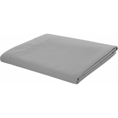 Catherine Lansfield Sivá perkálová plachta Easy Iron Percale 180x260