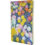 Paperblanks Тетрадка Paperblanks Monet Chrysanthemums - А5, 40 листа, широки редове (CBD6271)