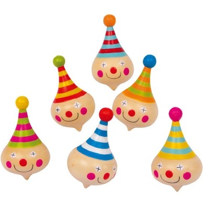 Legler Small Foot Дървен пумпал Клоун комплект 6 бр