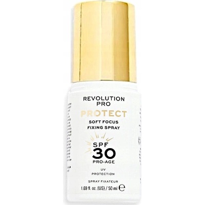 Makeup Revolution Pro Protect Soft Focus Fixing Spray fixační sprej SPF30 50 ml