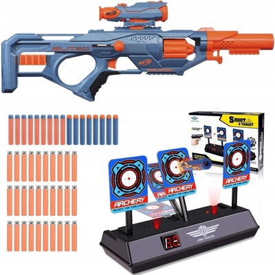 Raketomet nerf elite 2.0 eaglepoint s mířidlem a štítem
