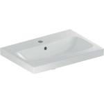 Geberit iCon - Умивалник 60x42x17 см, с преливник, с отвор, KeraTect, бял 501.841. 00.2 (501.841.00.2)
