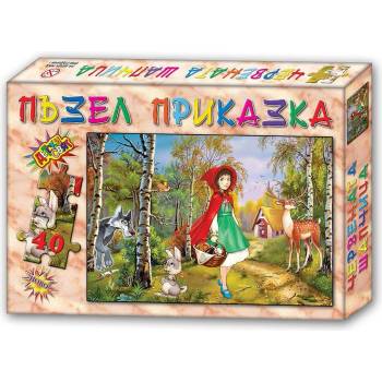 Image 1 of Детски свят Детски Пъзел 40 части Червената Шапчица