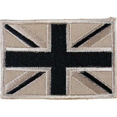 NAVYS Nášivka vlajka veľká BRITÁNIA "Union Jack" DPM DESERT