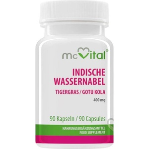 Vitabay Кръвообращение, студени крайници - Готу Кола (Азиатска центела) McVital, 400 mg x 90 капсули (MV1126)