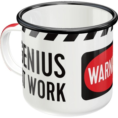 Donga Plechový hrnček Genius at Work 360 ml