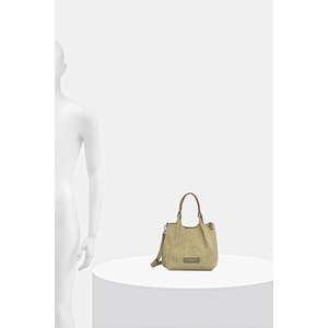Gianni Chiarini чанта тип хобо дамска от велур DUA (BS.9778.CM.PL) - answear - 254,06 лв